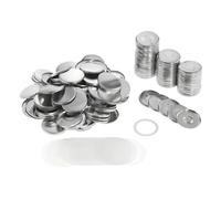 100pcs Fridge Magnets Badge Button 25mm 32mm 58mm DIY Strong Magnetic Refrigerator Sticker Blank Material Maker Efficiently Making(25mm)