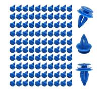 100pcs Front/Rear Wheel Arch Blue Plastic Trim Clips for Land Rover Range Rover Evoque LR027255