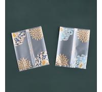 100pcs Frosted Bakery Bags - 3 Sizes Plastic Clear Cellophane Bag for Mooncakes,Chocolate,Candy Cookies & Party Favours(11x15cm-L)