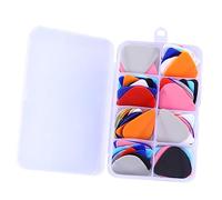 100Pcs Frosted Guitar Picks Material Plectrums for Electric Acoustic Guitars and Bass Durable and Comfortable for Musicians for Guitarists