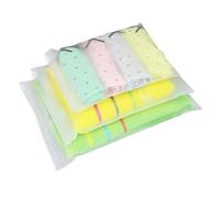 100pcs Frosted Plastic Packaging Bag Travel Storage Bag Waterproof Bag Zipper Lock Self-sealing Clothing Packaging Packing Cubes for Suitcase(40x50cm)