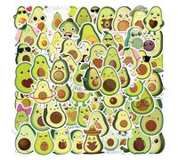 100pcs Fruit Avocado Stickers Gifts for Girls Women Teens Adults,Vinyl Cute Aesthetic Avocado Waterproof Stickers for Journaling Scrapbooking Water Bottle Laptop Computer Decor