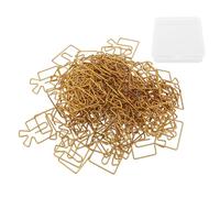 100PCS Funny Cute Paperclips, Decorative Metal Journaling Paper Clamps, Colorful Shiny Office School Supplies with Storage Box for Students Writers Readers (Gift Box)