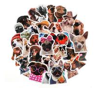 100pcs Funny Dog Stickers Cute Animal Sticker for Journaling Laptop Scrapbook Water Bottles Guitar Suitcase Phone Snowboard Puppy Decals Waterproof Vinyl Gifts for Adults Boys Girls Gift