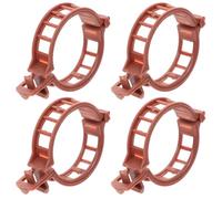 100pcs Garden Clip Set Plastic Brown Stem Support Clips