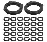 100pcs Garden Hose Rubber Washers Nitrile Rubber Seal Rings Black
