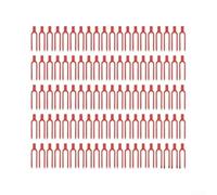 100pcs Garden Plant Support Clips PP Vine Fixing Vines Training | Made from UV-resistant PP plastic for outdoor durability Suitable for strawberries melons and various vines Easy soil