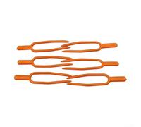 100pcs Garden Plant Support Clips PP Vine Fixing Vines Training | Made from UV-resistant PP plastic for outdoor durability Suitable for strawberries melons and various vines Easy soil