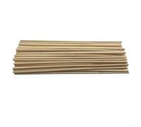 100pcs Garden Plant Supports - 3mm Diameter x 20cm Tall Trellis Stakes for Tomatoes, Peas, Flowers & Potted Shrubs - Natural -Look Plant Ti