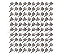 100pcs Gardening Fertilizer PP Material 100pcs Gardening Fertilizer(Small Coffee+Lid)
