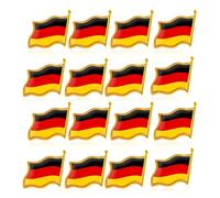 100pcs German Flag Drop Oil Pins National Pride Accessories National Holiday Parade Backpack Decoration Pins with Secure Fastening