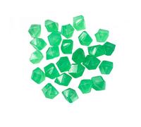 100pcs Glow in the Dark Stones Diamond-Shaped Fluorescent Stone Resin Decoration for Aquarium Waterscape Outdoor Yard Landscape Garden Walkway