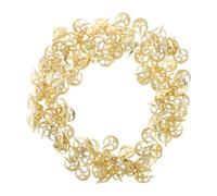 100pcs Gold 3d Rhinestone Crescent Cross Nail Charms for Women | Alloy Build, Pearl Accents, Hollow Star Details, Secure Wear, DIY Designs for French Polish