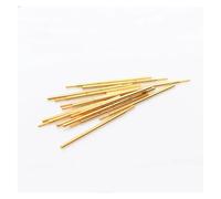 100PCS Gold-plated Spring Test Probe PA058-J Small Round Head Outer Diameter 0.58mm Total Length 15mm PCB Pogo Pin