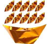 100pcs Golden Paper Ingot 19cm Large Semi Finished Origami Sheets