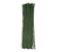 100pcs Green Florist/Floral/Wreath Wire | Craft Wire for Floristry Supplies & DIY Flower Arranging | 36cm x 0.55mm Floristry Wires (Wreath Making, Crafting Wire)