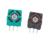 100PCS Green Grey Part For XBOX360 For PS2 Controller Analog Axis Resistors Replacement 3D Joystick Micro Switch Button(Grey Green Each 50)