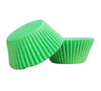 100Pcs Green St Patrick Day Paper Cupcake Cases for Baking, Muffin Cup Cake Paper Liners Small Muffin Cupcake Wrapper Paper Cases for Wedding Birthday St Patrick Day Party Cake Decoration