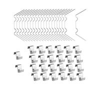 100pcs Greenhouse Clips for Glass,stainless Steel Greenhouse Glazing Clips
