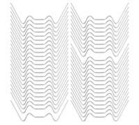 100pcs Greenhouse Stainless Stee Glass Clips W Clips, W Spring Clips Greenhouse Clips for Glass, Greenhouse Glazing Clips Window Clips for Greenhouse, Green House Glass Clips Fixings