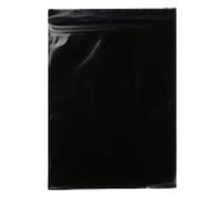 100pcs Grip Seal Plastic Bags Ziplock 50mm x 55mm Resealable Storage Bags Multipurpose Click & Seal Small Plastic Bags for Souvenirs, Accessories & Jewellery Food Storage Medicine (Black 50mm x 55mm)
