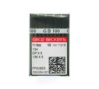 100pcs Groz-Beckert 134 135X5 Dpx5 FFG/SES Needle for Singer Pfaff Sewing Machine Dp x 5 Dp*5 (18(110))