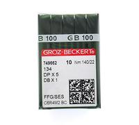 100pcs Groz-Beckert 134 135X5 Dpx5 FFG/SES Needle for Singer Pfaff Sewing Machine Dp x 5 Dp*5 (22(140))