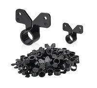 100PCS GUOFIS Pipe Support Suspension Clamp,1/2-Inch Two Hole Mount Pipe Clamps