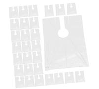 100Pcs Hair Cutting Capes Disposable Transparent Hairdressing Shawls for Salon and Home Use Lightweight and Comfortable Barber Neckerchiefs for Dyeing and Hair