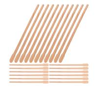 100pcs Hair Removal Wax Stick Wooden Oval Top Single Use for Hair