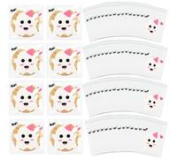 100pcs Halloween Self Adhesive Clear Bags, Candy & Cookie Bags, Party Supplies, 13.5x11x1.5cm (Ghost)