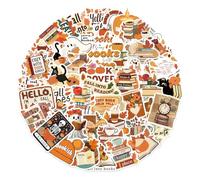 100Pcs Halloween Theme Book Stickers Pack,Book Lovers, GiftsWaterproof, for Laptop, Water Bottles,Guitar，Bike, Skateboard, Luggage for Kids and Adults