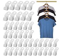 100PCS Hanger Hooks Clothes Connector Space Saving Cascading Hangers Closet Organizer PP Material Durable Lightweight Thick Body Heavy Duty Load Bearing Multi Purpose Wardrobe