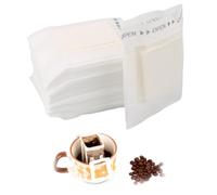 100Pcs Hanging Ear Drip Coffee Bag for Cup Coffee Filter Bag Food Grade Disposable Drip Coffee Paper Filters Bag Perfect for Most Cups Travel Office Home and Outdoor On The Go