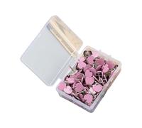 100Pcs Heart Shape Metal Push Pins Decorative Cork Notice Board Thumb Tacks for Bulletin Board Classroom Wall Display Desk Accessories