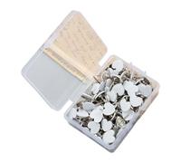 100Pcs Heart Shape Metal Push Pins Decorative Thumbtacks Notice Board Tacks with Case for Cork Board Bulletin Boards Supplies