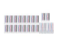 100Pcs Heat Erasable Fabric Marking Pens,10 Pieces Heat Erasable Fabric Marking Pens with 100 Pieces Refills for DIY Quilting Sewing and Dressmaking