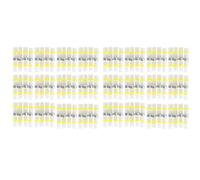 100PCS Heat Shrink Butt Connectors Seal Sleeve Electrical Terminals for Automotive Marine Yellow