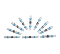 100pcs Heat Shrink Solder Butt Terminals Supporting Reliable Wire in DC Power Distribution Systems for Solar EV and Telecom Infrastructure