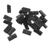 100pcs Heavy Duty Composite Deck Clips Secure Locking for Outdoor Flooring Installation (Easy Attach) Composite Decking Clips