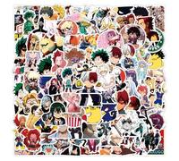 100Pcs Hero Sticker Set, Academia Stickers, Guitar Skateboard Luggage Laptop Stickers, Manga Stickers, Vinyl Waterproof Anime Sticker Set, Teenager Kids Gift