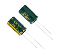 100PCS High frequency low resistance 680UF 35V 10X20MM electrolytic capacitor