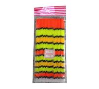 100pcs Hollow Tail Floats Fishing Floats Accessories Drift Tail Float Top Eye-catching Float Top Fishing Floats