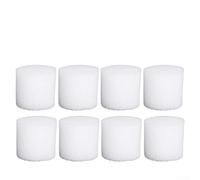 100PCS Homogeneous Sponge Medium for Even Water Distribution and Nutrient Delivery in Starting Protocols (30mmx32mm)