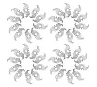 100PCS Hooked Trimming Knife Blades, SK5 Steel Utility Hook Blades for Vinyl, Plastic, Cable Stripping, Leather, Rubber - 48x18mm Replacement Blades