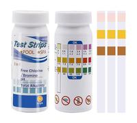 100PCS Hot Tub Test Strips 3 in 1,Pool and Spa Test Strips for PH Chlorine Ketone Bromine