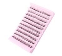 100Pcs Individual Cluster DIY Extension colourful Volume Thin Soft Comfortable(Color:,Size:2SET_M)