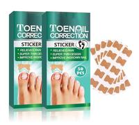 100PCS Ingrown Toenail Correction Patches, for Ingrown Toenail Treatment, Effective Sticker Patch for Nail Restoration, Promotes Healthy Nail Growth