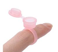 100pcs Ink Rings Cups - Soft Silicone Pigment Mixing Cups for Permanent Makeup, Eyebrow & Eyelash Extension, Microblading Accessories, Ideal for Artists