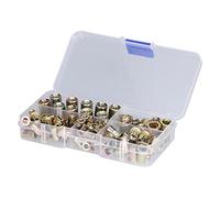 100PCS Insertos roscados M3 M8 Surtido de tuercas de remache de alta resistencia de acero al carbono galvanizado portátil para electrodomésticos de construcción
